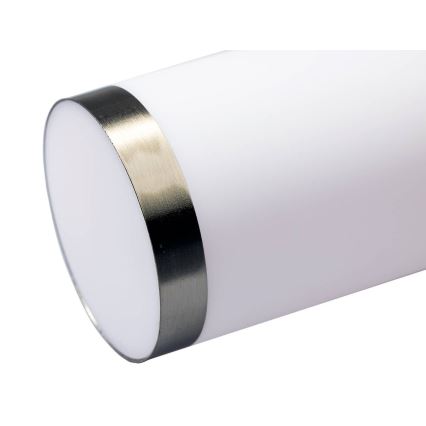 LED RGBW ściemnialna zewnętrzna lampa ścienna LIVIA 1xE27/6,5W/230V 2700-6500K Wi-Fi IP44 srebrna