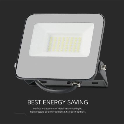 LED RGBW Ściemnialny naświetlacz LED/30W/230V IP65 szary + pilot zdalnego sterowania