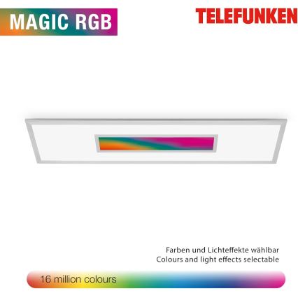 LED RGBW ściemnialny panel LED/20W/230V 3000-6500K 25x100 cm srebrny + pilot zdalnego sterowania