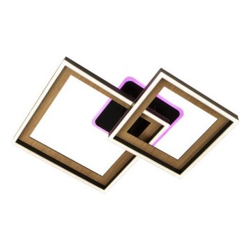 LED RGBW ściemnialny plafon sufitowy LED/75W/230V 3000-6500K z pilotem