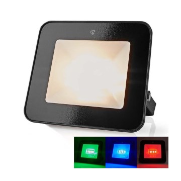 LED RGBW ściemnialny reflektor do gniazdka SmartLife LED/20W/230V Wi-Fi IP65 2700-6500K