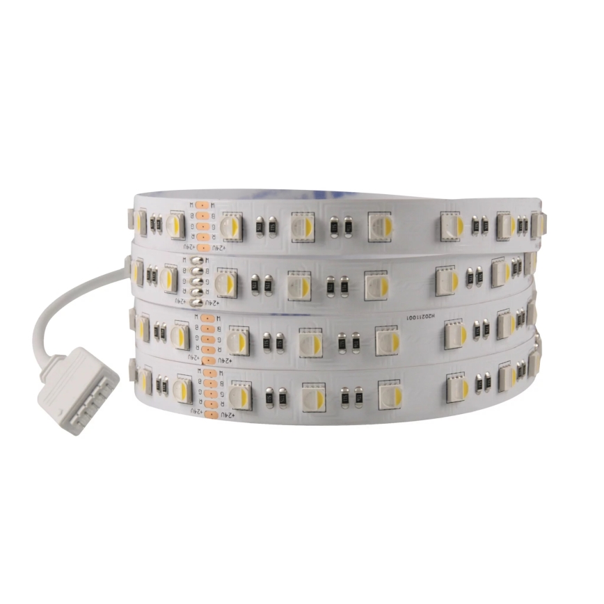 LED RGBW Ściemniana taśma 3m LED/22W/24/230V + pilot
