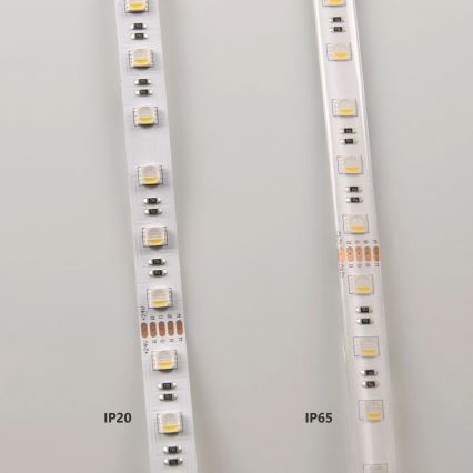 LED RGBW Ściemniana taśma 3m LED/22W/24/230V + pilot