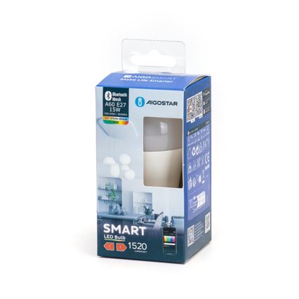 Ściemniana żarówka LED RGBW MESH Smart A60 E27/15W/230V 2700-6500K - Aigostar