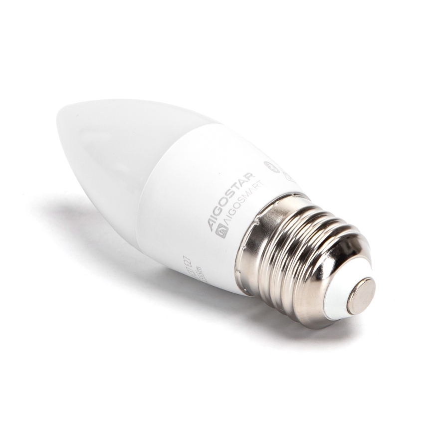 Ściemniana żarówka LED RGBW C37 E27/4,9W/230V 2700-6500K - Aigostar