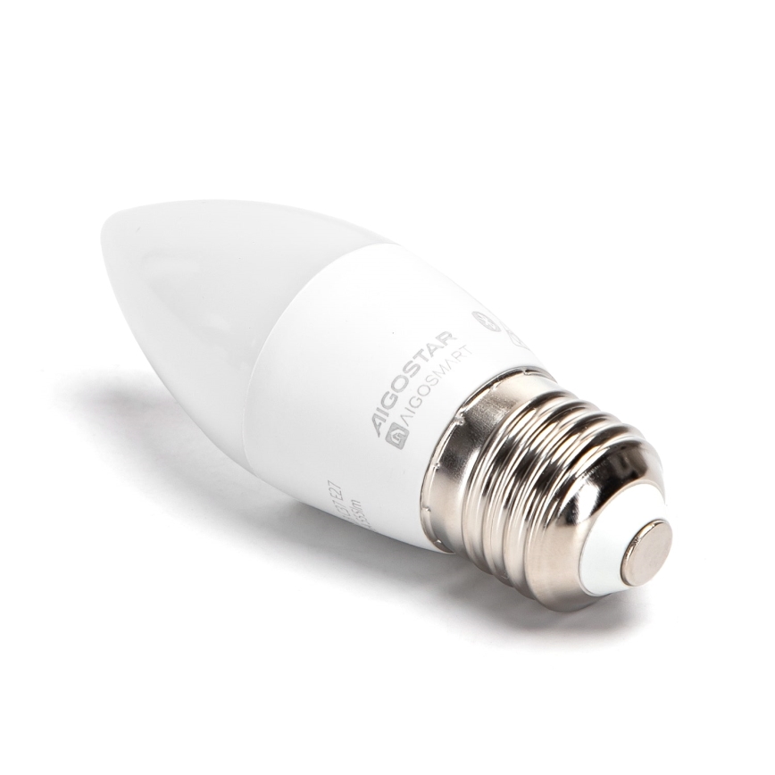 Ściemniana żarówka LED RGBW C37 E27/6,5W/230V 2700-6500K - Aigostar