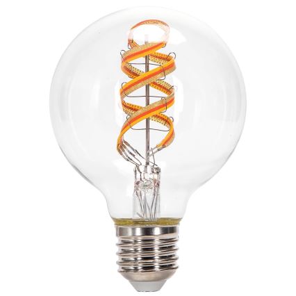Ściemniana żarówka LED RGBW FILAMENT MESH Smart G80 E27/4,9W/230V 2700K - Aigostar