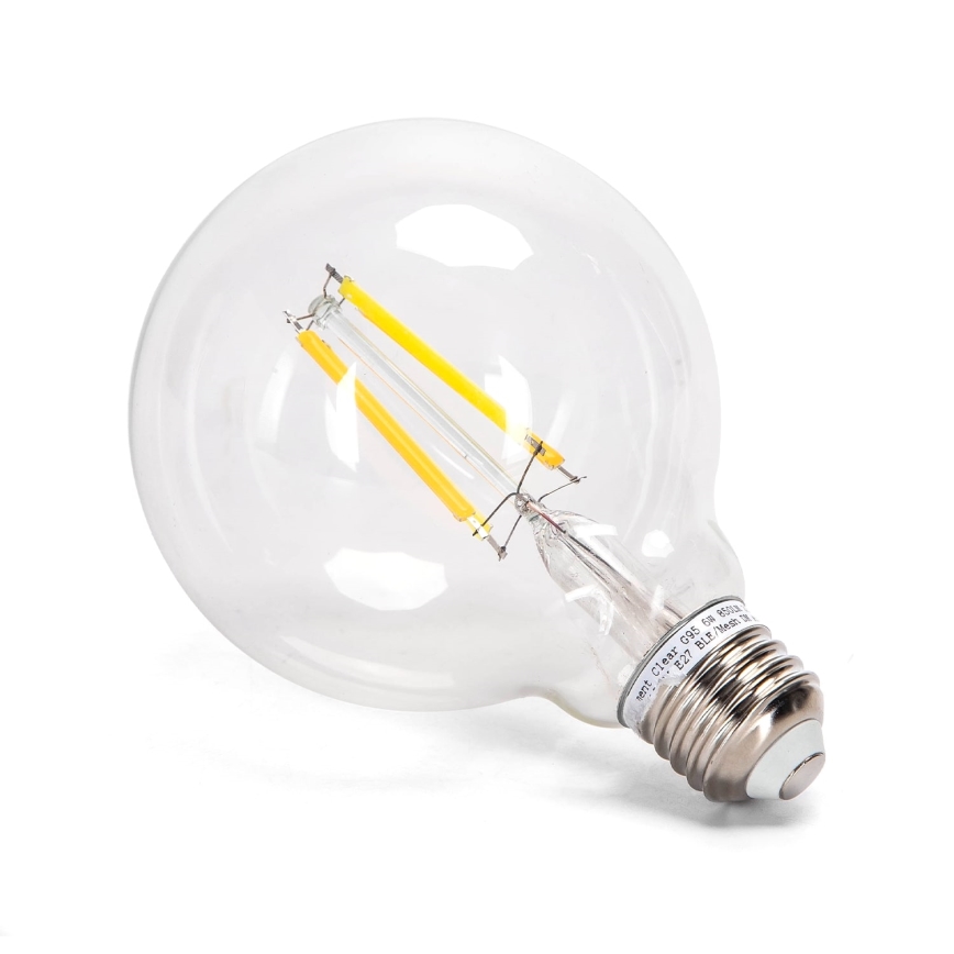 Ściemniana żarówka LED RGBW FILAMENT MESH Smart G95 E27/4,9W/230V 2700K - Aigostar