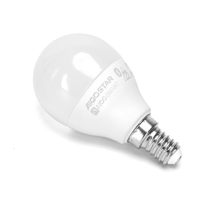 Ściemniana żarówka LED RGBW G45 E14/4,9W/230V 2700-6500K - Aigostar