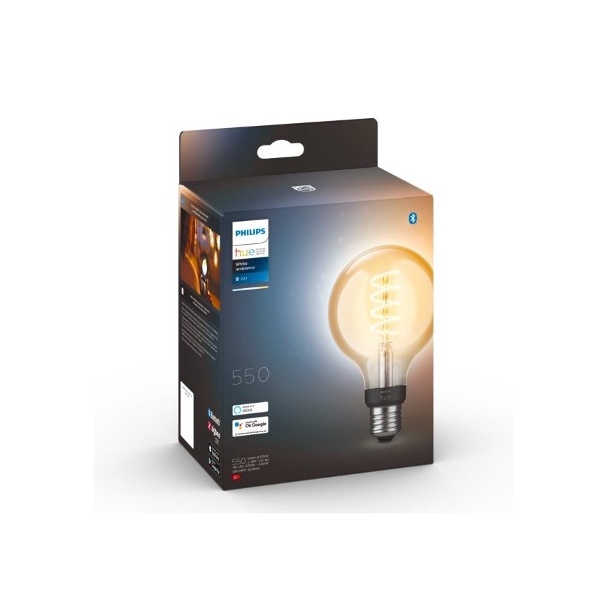 LED ściemialna żarówka Philips Hue WHITE AMBIANCE G93 E27/7W/230V 2200-4500K
