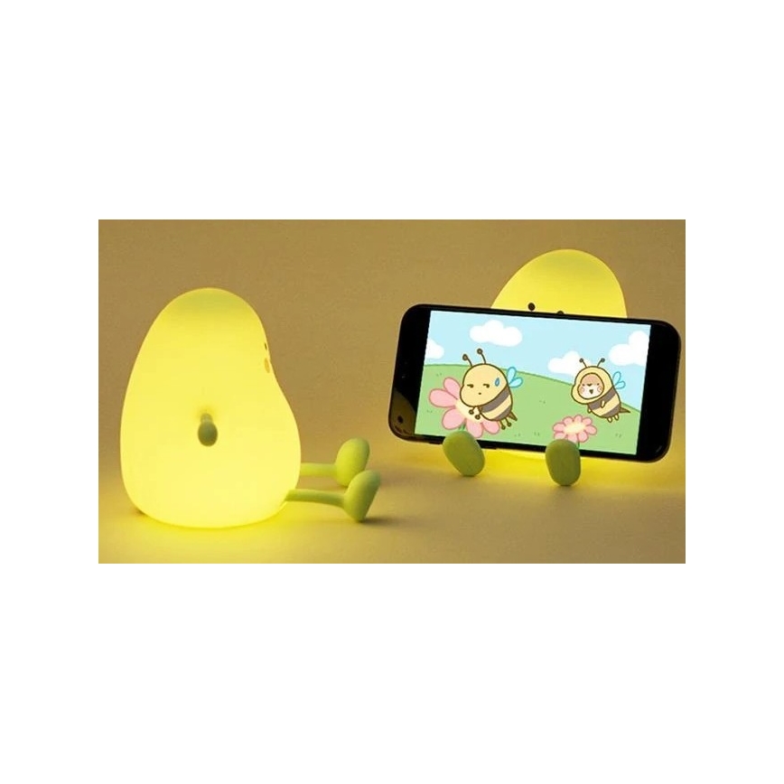 LED Ściemnialna akumulatorowa lampka nocna dla dzieci LED/1W/5V 3000K 800 mAh mango
