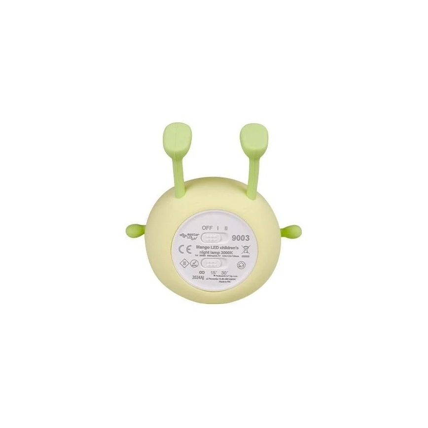 LED Ściemnialna akumulatorowa lampka nocna dla dzieci LED/1W/5V 3000K 800 mAh mango