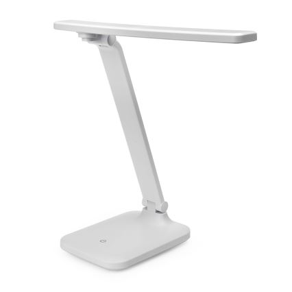 LED Ściemnialna dotykowa lampa stołowa z ładowaniem bezprzewodowym i port USB REMUS LED/5W/230V biały