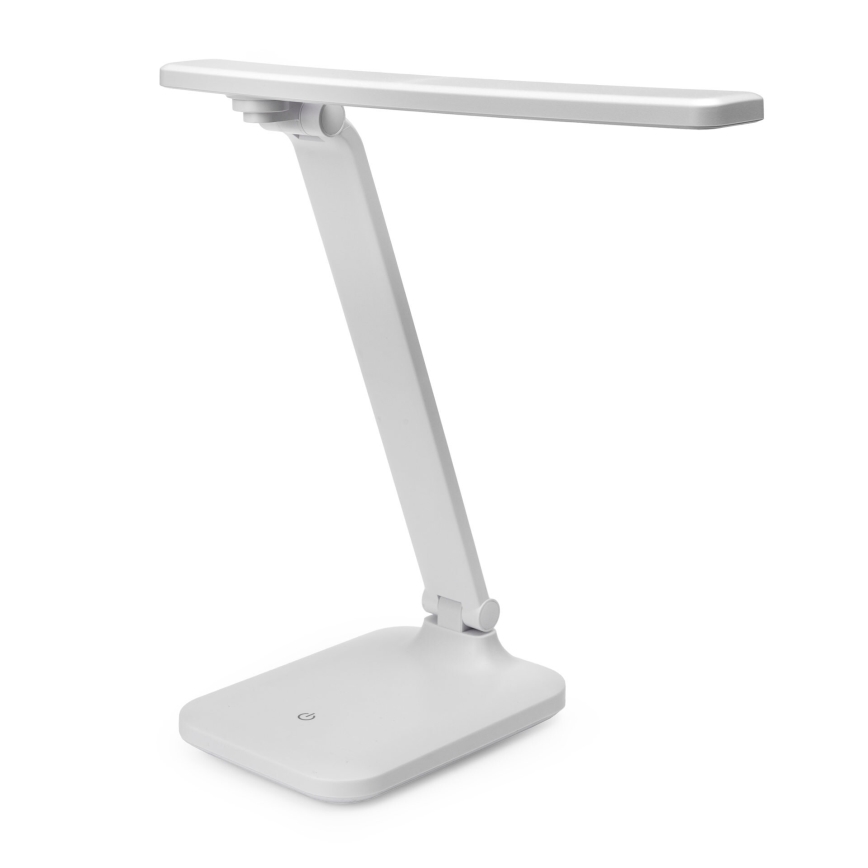 LED Ściemnialna dotykowa lampa stołowa z ładowaniem bezprzewodowym i port USB REMUS LED/5W/230V biały