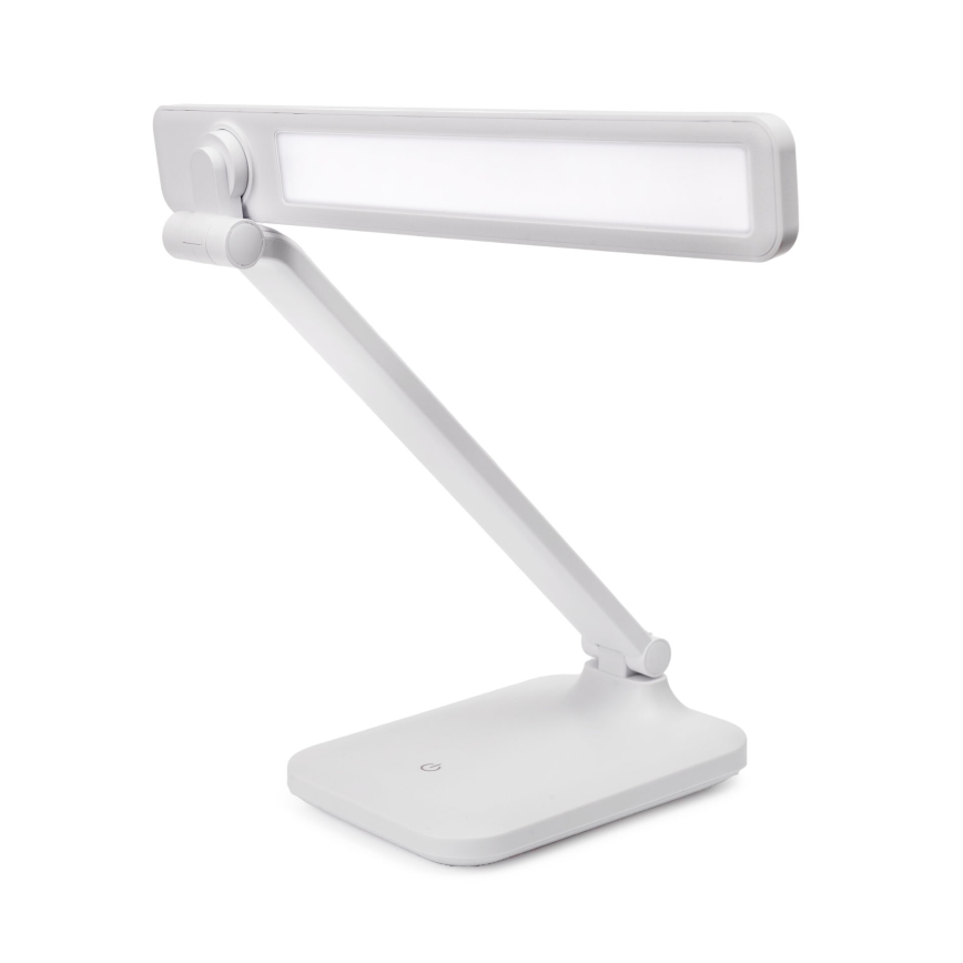 LED Ściemnialna dotykowa lampa stołowa z ładowaniem bezprzewodowym i port USB REMUS LED/5W/230V biały