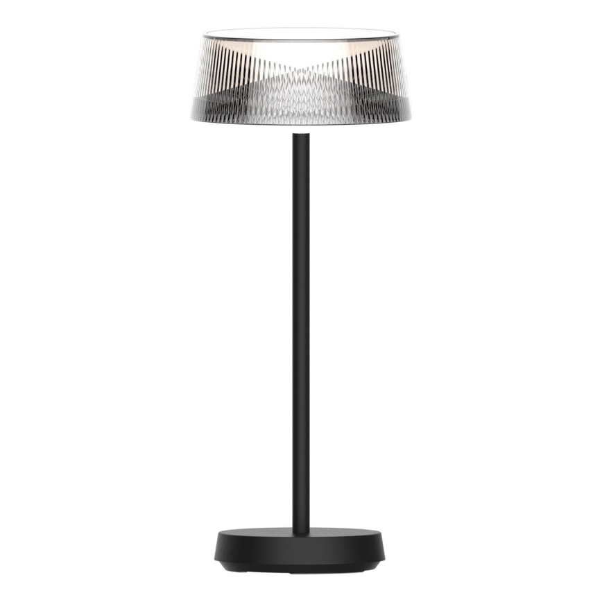 LED Ściemn. dotykowa zewn. lampa stołowa CASABLANCA LED/3,4W/5V USB 3600 mAh IP44 czarny