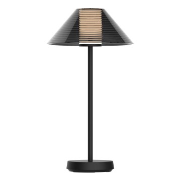 LED Ściemn. dotykowa zewn. lampa stołowa SERENGETI LED/3,4W/5V USB 3600 mAh IP44 czarny