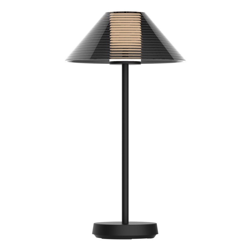 LED Ściemn. dotykowa zewn. lampa stołowa SERENGETI LED/3,4W/5V USB 3600 mAh IP44 czarny