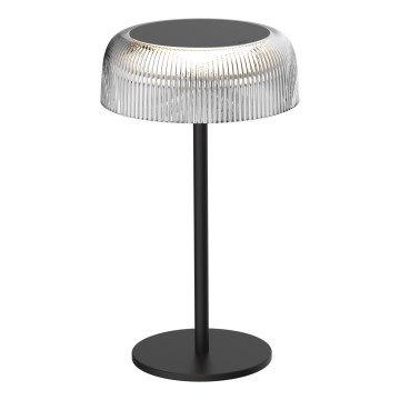 LED Ściemn. dotykowa zewn. lampa stołowa TRYPOLIS LED/2W/5V USB 1800 mAh IP44 czarny