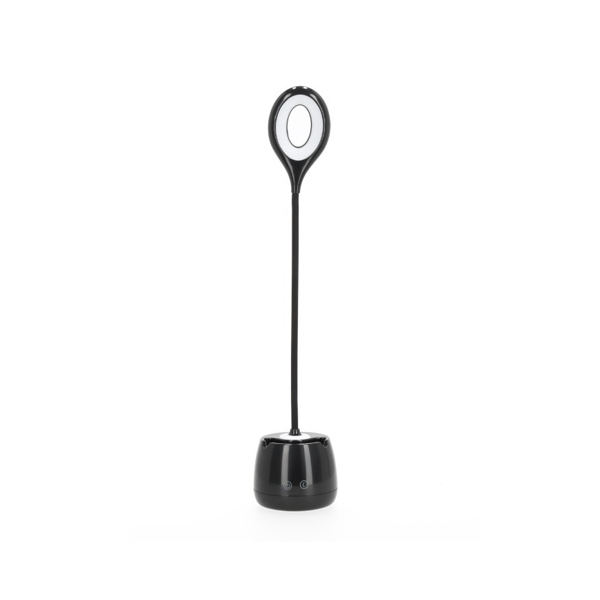 LED Ściemnialna elastyczny akumulatorowa Lampa stołowa LUSIA LED/5W/5V 3000/4000K 1200 mAh czarny
