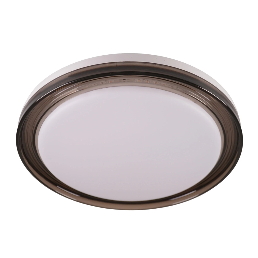 LED Ściemnialny plafon łazienkowy HALINA LED/48W/230V 3000-6000K śr. 38 cm IP44 czarny + zdalne sterowanie