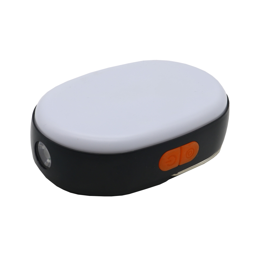LED Ściemnialna ładowalna lampa z funkcją power banku K4 LED/1W/5V 3000-6500K IPX4 4000 mAh czarny