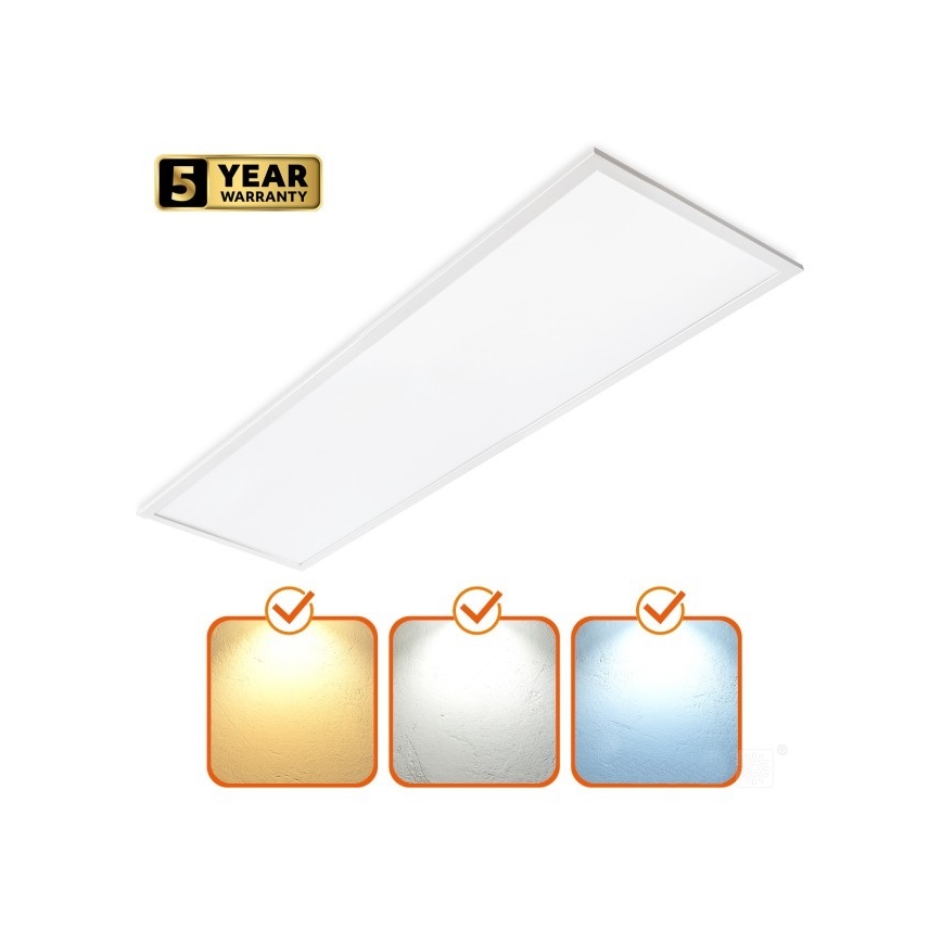 LED Ściemnialny panel natynkowy CAPRI LED/25/36/40W/230V 3000/4000/5700K IP44 30x120 cm