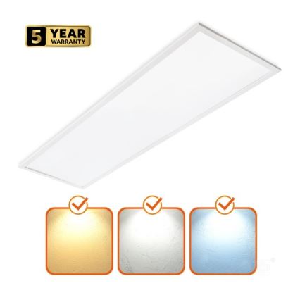 LED Ściemnialny panel natynkowy CAPRI LED/25/36/40W/230V 3000/4000/5700K UGR&lt;19 IP44 30x120 cm