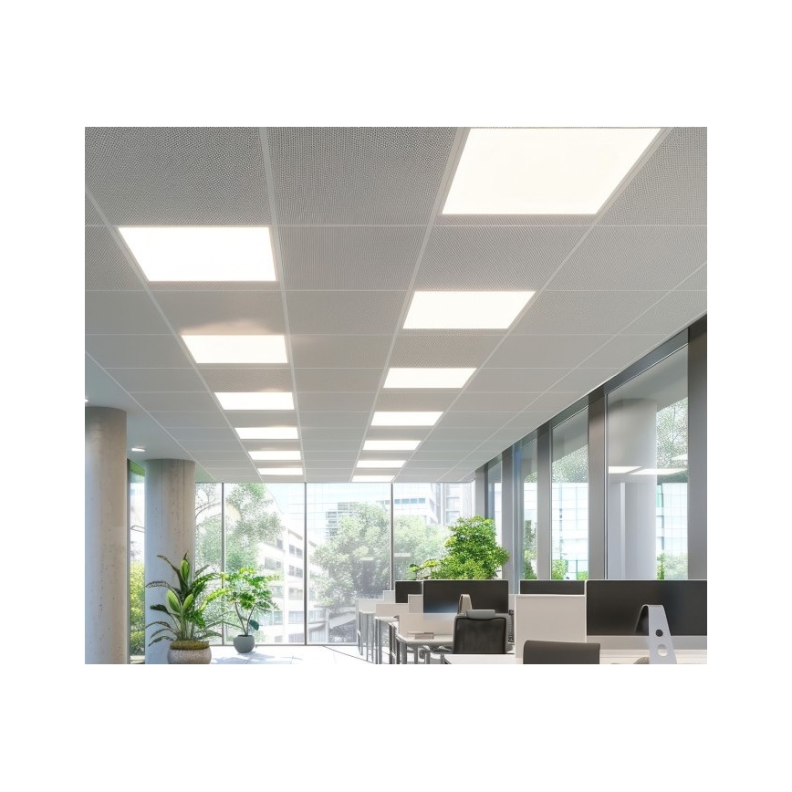 LED Ściemnialny panel natynkowy CAPRI LED/25/36/40W/230V 3000/4000/5700K UGR&lt;19 IP44 60x60 cm