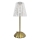 LED Ściemnialna akumulatorowa dotykowa lampa stołowa ELBA LED/1,6W/800 mAh 3000/4000/6000K złoty/przezroczysty
