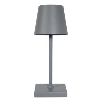 LED Ściemnialna akumulatorowa dotykowa lampa stołowa LED/3,5W/5V 5200mAh szara