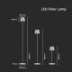 LED Ściemnialna akumulatorowa lampa podłogowa LED/4W/5V 4400 mAh 4000K IP54 białe