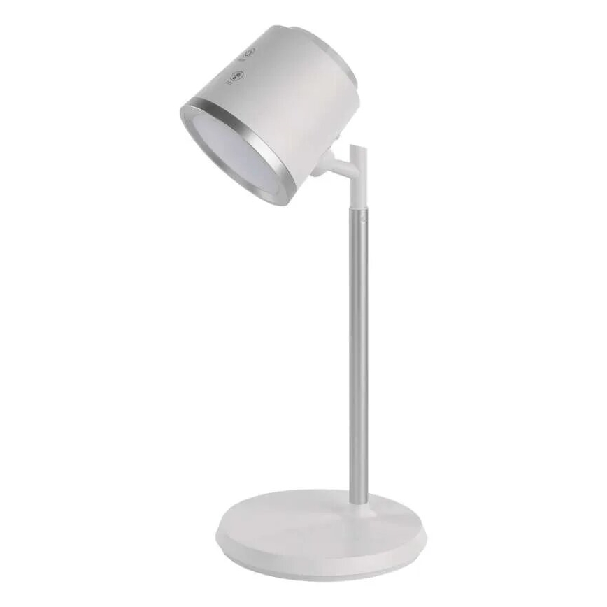 LED Ściemnialna akumulatorowa lampa stołowa 4w1 LED/6W/3,7V 3000K/4000K/6500K 1500mAh biały