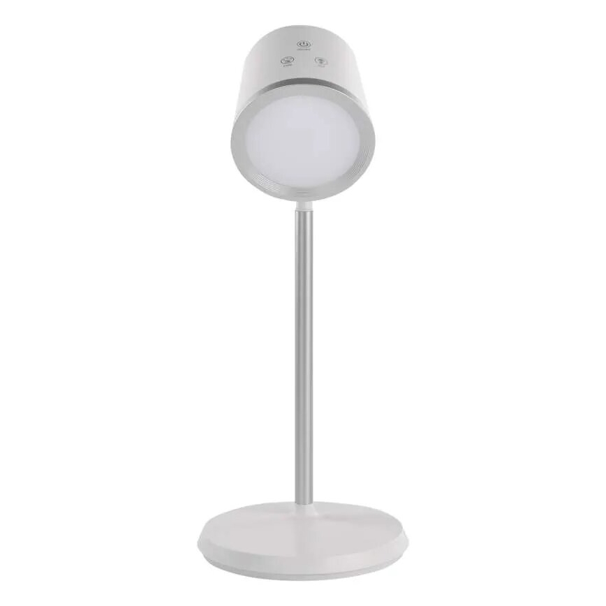 LED Ściemnialna akumulatorowa lampa stołowa 4w1 LED/6W/3,7V 3000K/4000K/6500K 1500mAh biały