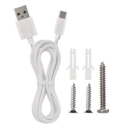 LED Ściemnialna akumulatorowa lampa stołowa 4w1 LED/6W/3,7V 3000K/4000K/6500K 1500mAh biały