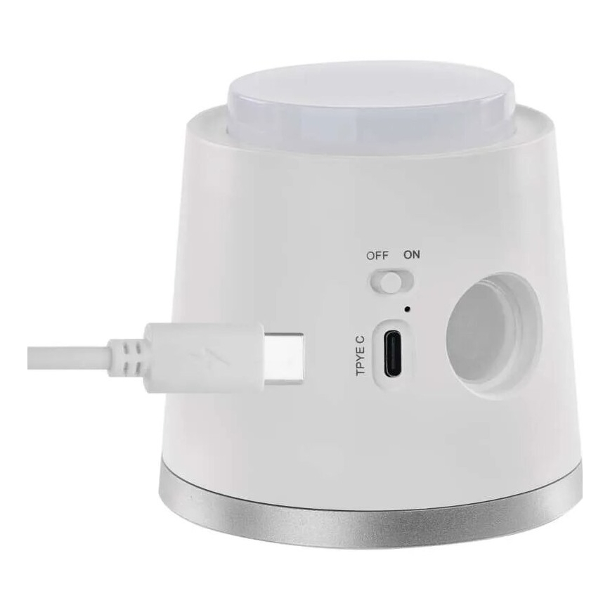 LED Ściemnialna akumulatorowa lampa stołowa 4w1 LED/6W/3,7V 3000K/4000K/6500K 1500mAh biały