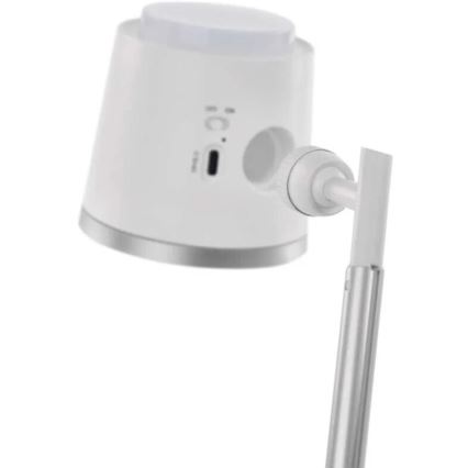 LED Ściemnialna akumulatorowa lampa stołowa 4w1 LED/6W/3,7V 3000K/4000K/6500K 1500mAh biały