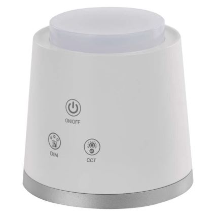 LED Ściemnialna akumulatorowa lampa stołowa 4w1 LED/6W/3,7V 3000K/4000K/6500K 1500mAh biały