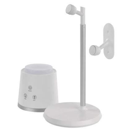LED Ściemnialna akumulatorowa lampa stołowa 4w1 LED/6W/3,7V 3000K/4000K/6500K 1500mAh biały