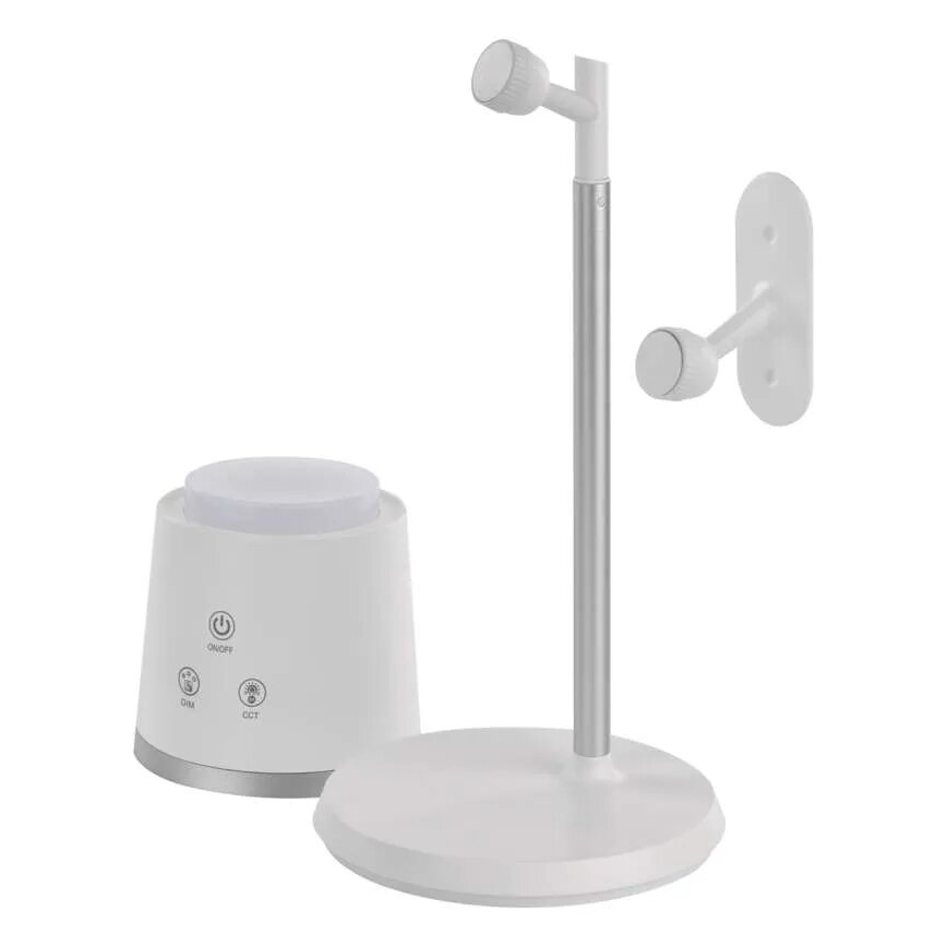 LED Ściemnialna akumulatorowa lampa stołowa 4w1 LED/6W/3,7V 3000K/4000K/6500K 1500mAh biały