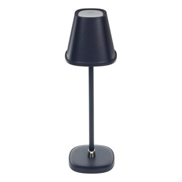 LED Ściemnialna akumulatorowa lampa stołowa LED/3W/1800 mAh ciemnoniebieski