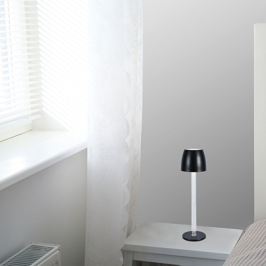 LED Ściemnialna ładowalny dotykowa Lampa stołowa LED/3W/5V 3000K 1800 mAh biały