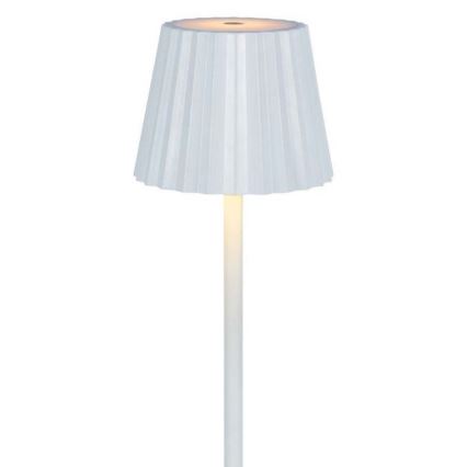 LED Ściemnialna akumulatorowa dotykowa lampa stołowa LED/4W/5V 3000-6000K 1800 mAh biała