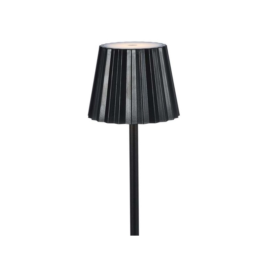 LED Ściemnialna akumulatorowa dotykowa lampa stołowa LED/4W/5V 3000-6000K 1800 mAh czarna