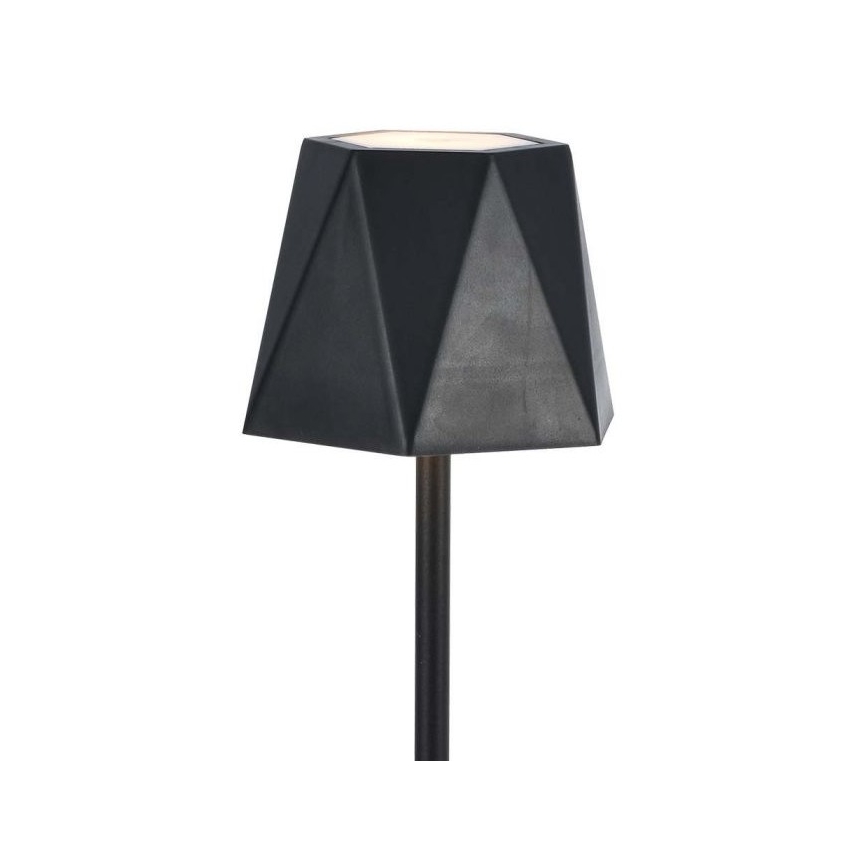 LED Ściemnialna akumulatorowa dotykowa lampa stołowa LED/4W/5V 3000-6000K 1800 mAh czarna