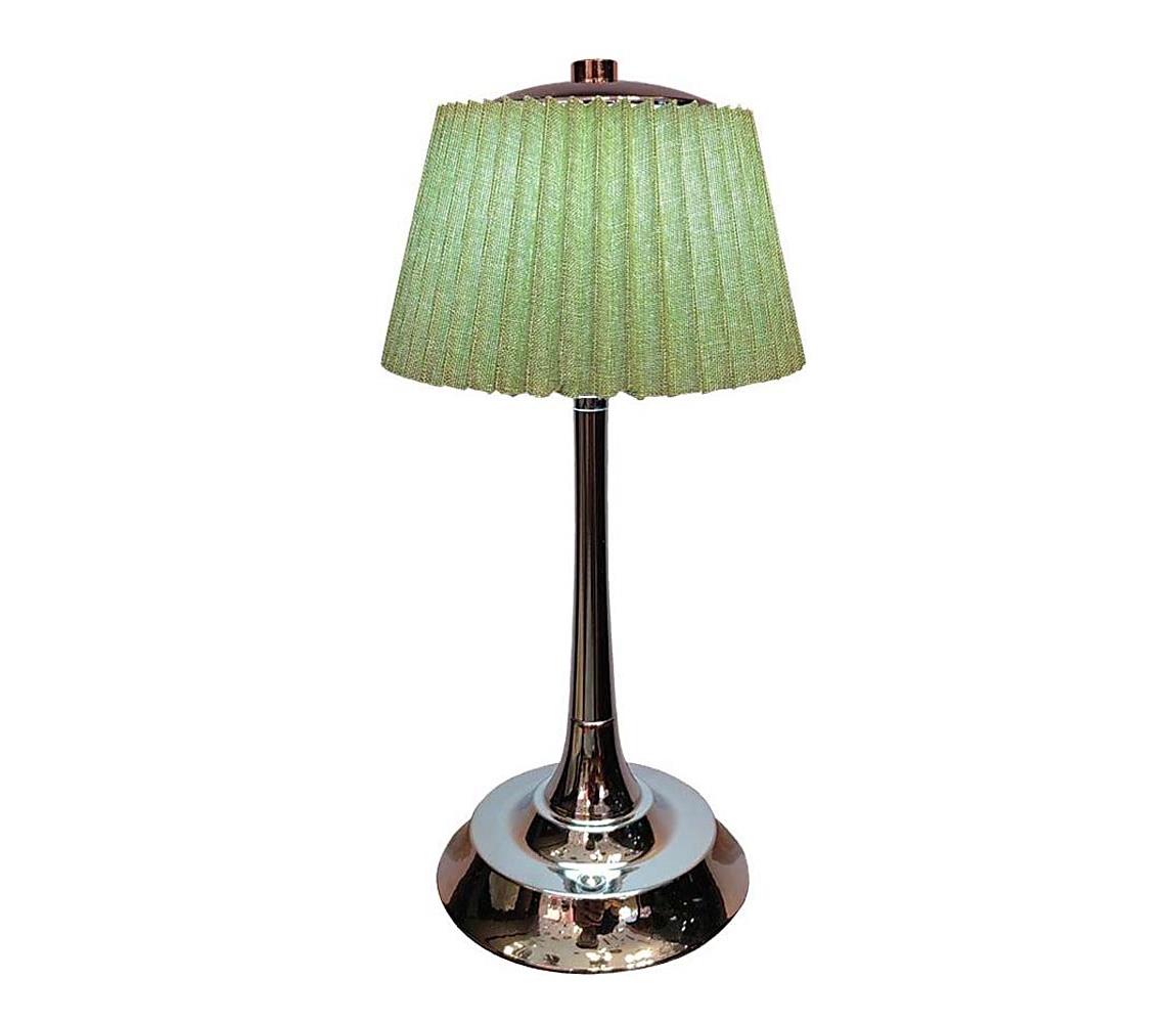 LED Ściemnialna akumulatorowa lampa stołowa LED/1,5W/5V 3000-6000K 1800 mAh zielona