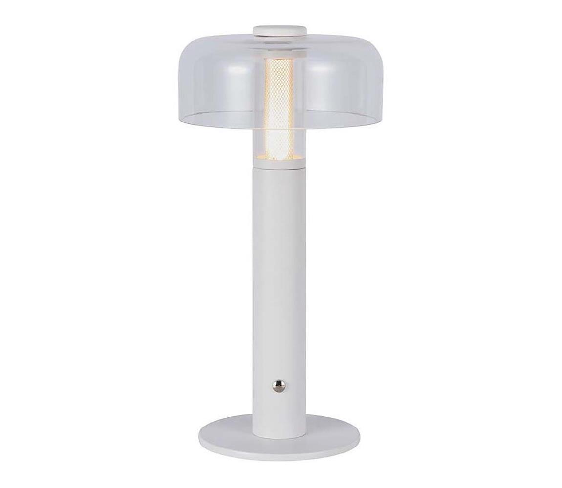 LED Ściemnialna akumulatorowa lampa stołowa LED/1W/5V 3000K 1800 mAh biała