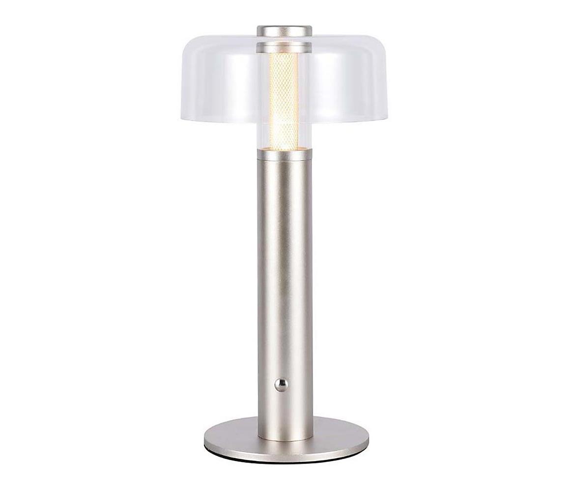 LED Ściemnialna akumulatorowa lampa stołowa LED/1W/5V 3000K 1800 mAh złota