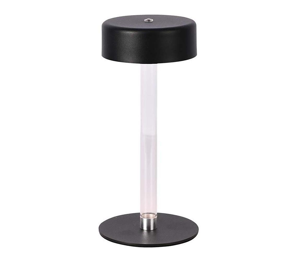 LED Ściemnialna akumulatorowa lampa stołowa LED/3W/5V 3000-6000K czarna