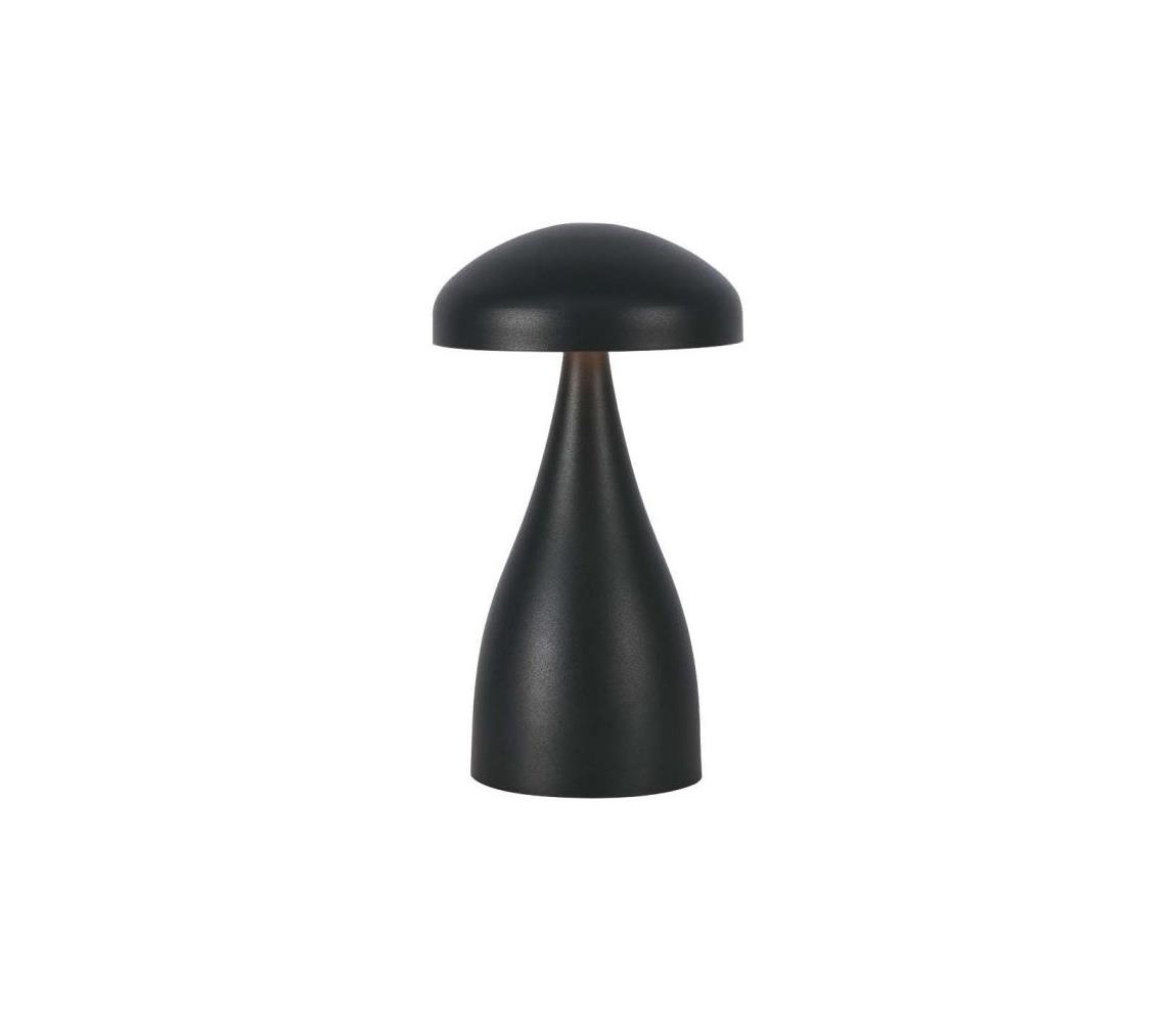 LED Ściemnialna akumulatorowa lampka stołowa LED/1W/5V 3000-6000K 1800 mAh czarna